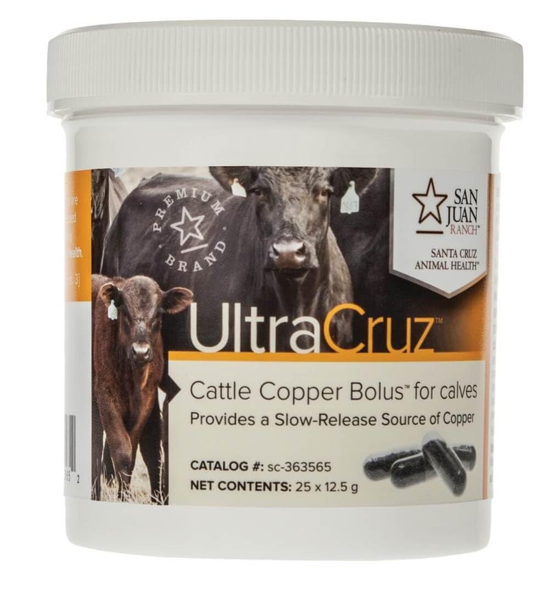 UltraCruz - sc-363565 Cattle Copper Bolus Supplement for Calves, 25 Count x 12.5 Grams - Image 2